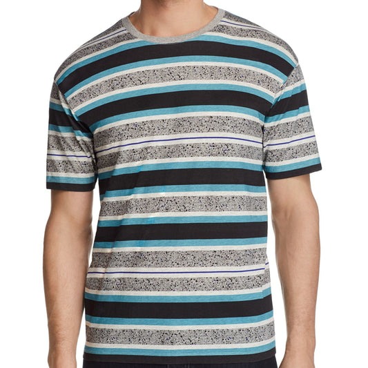 Ted Baker Ibizan Men's Blue Short Sleeve Cotton Striped Tee T-Shirt