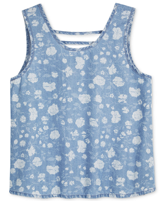 Tinsey Girls Light Blue Tank Top