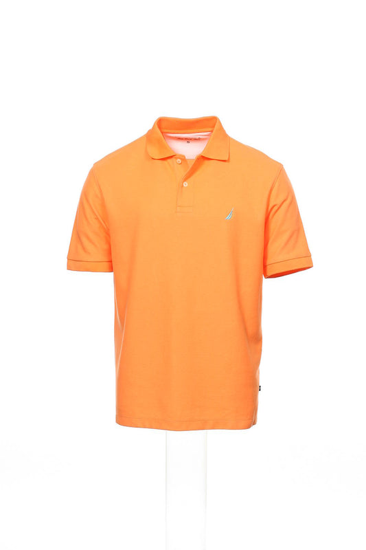 Nautica Men's Orange Polo Shirt