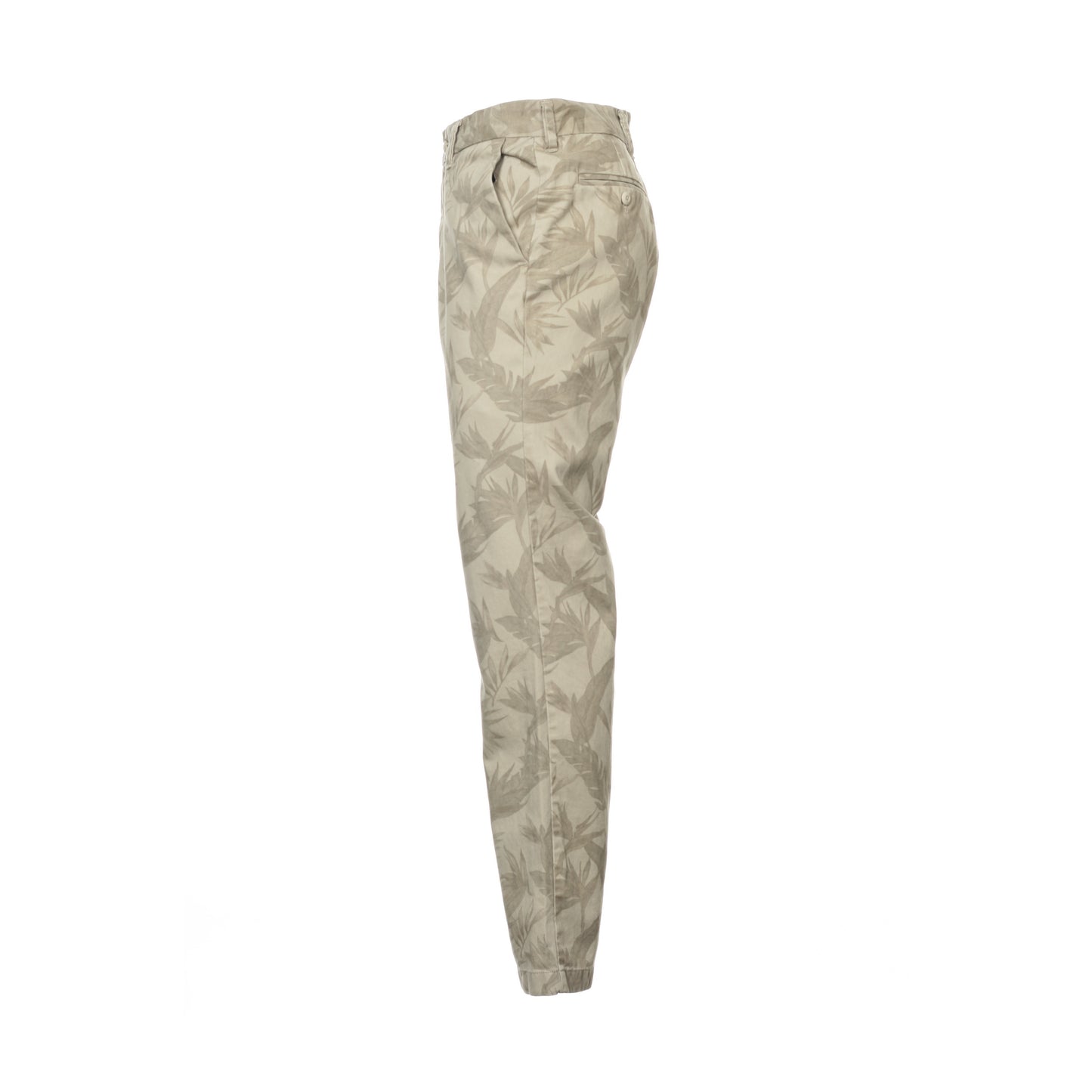 Nautica Mens Beige Modern Slim Fit Hawaiian Cotton Chino Pants Trousers