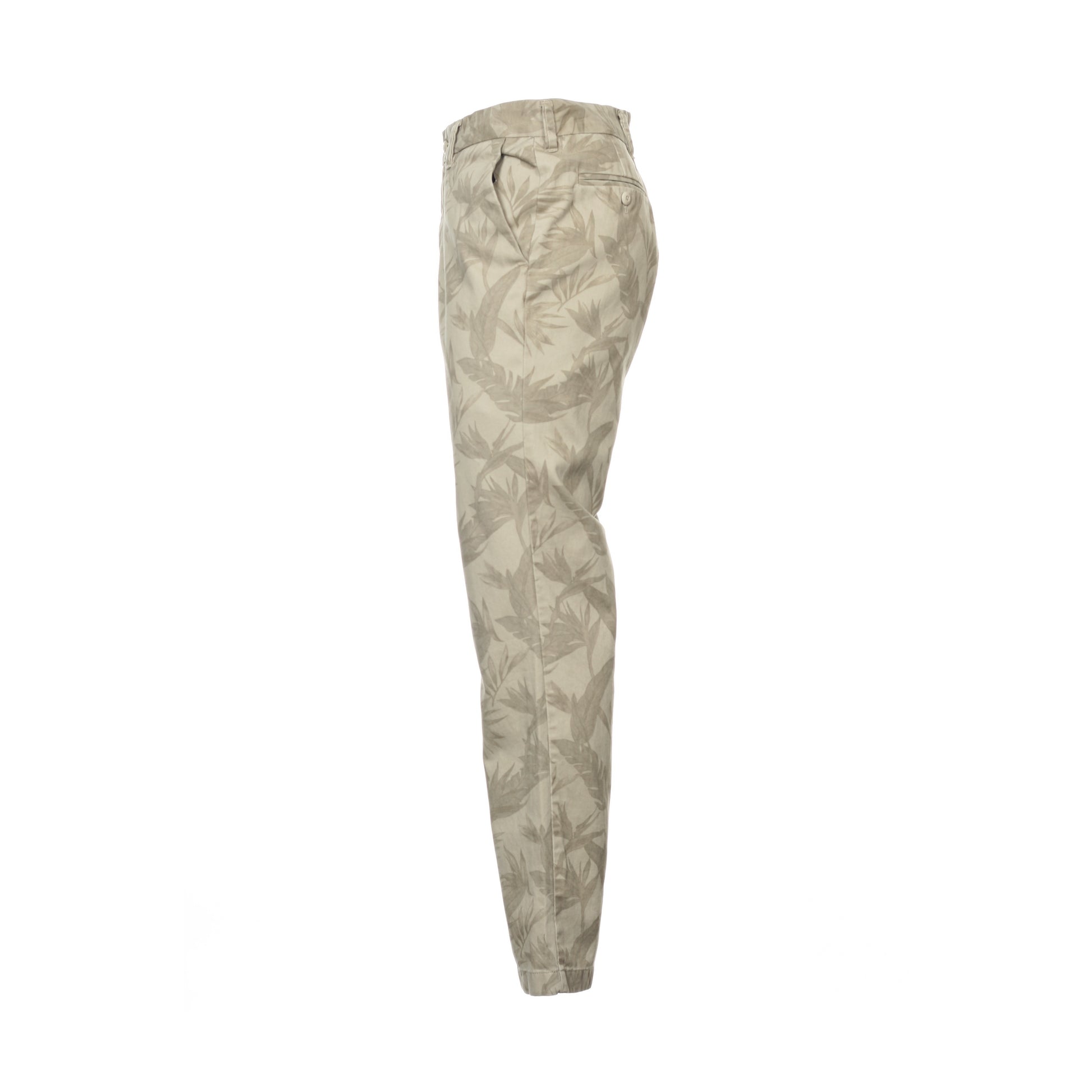 Nautica Mens Beige Modern Slim Fit Hawaiian Cotton Chino Pants Trousers