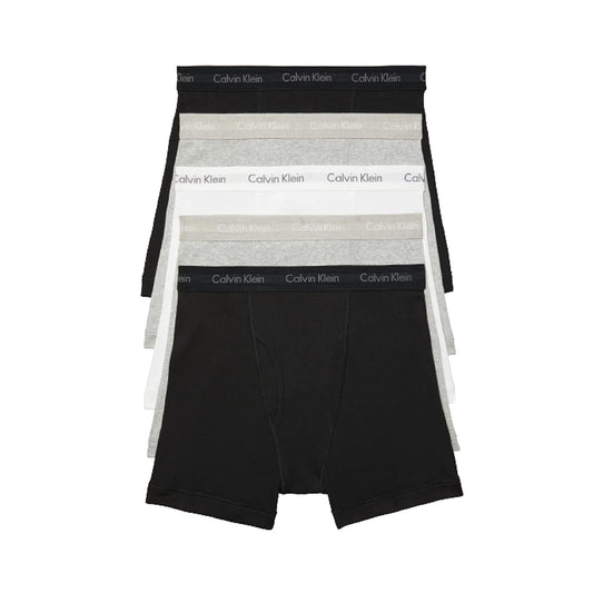 Calvin Klein Mens Assorted Cotton Classics 5-Pack Boxer Briefs