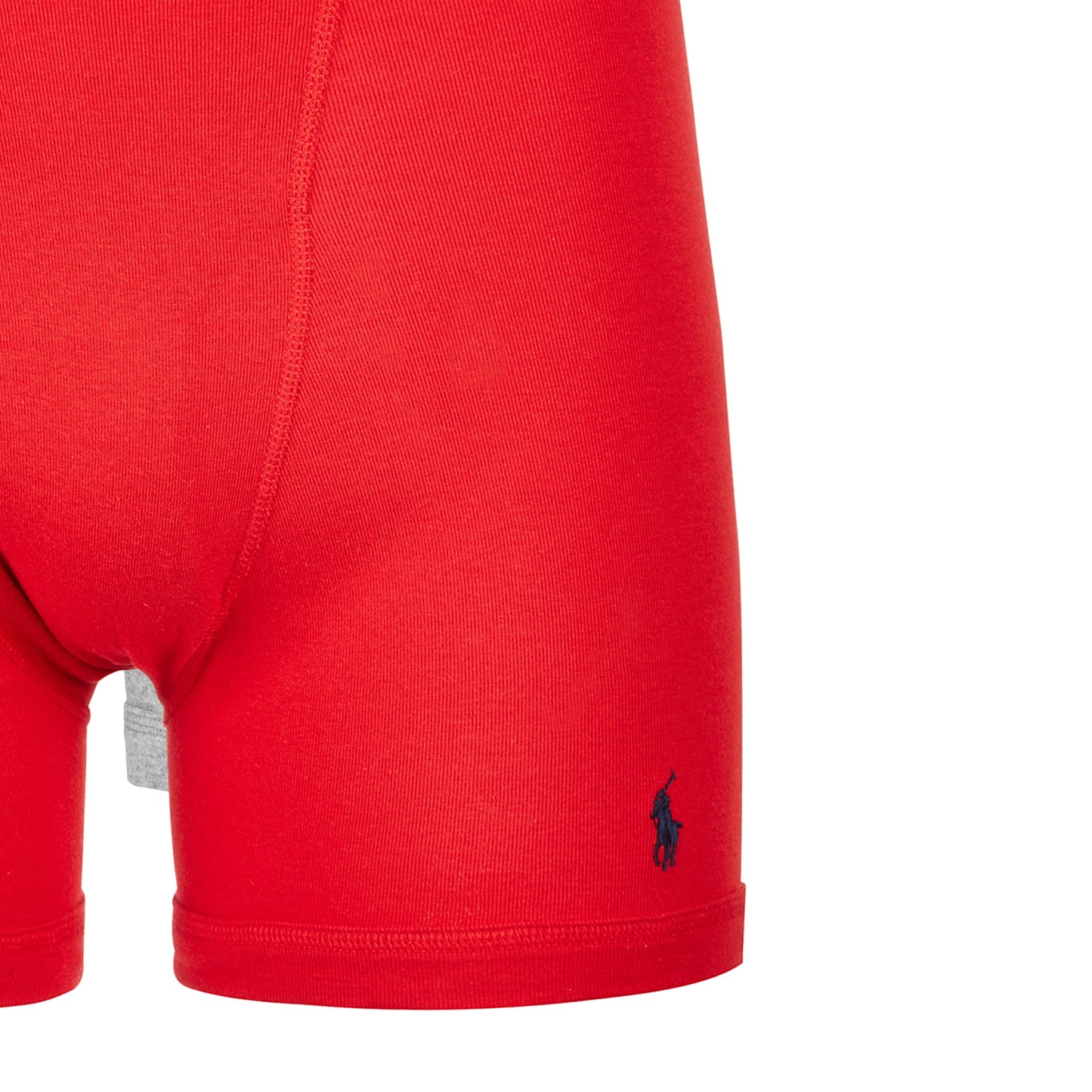 Polo Ralph Lauren Men's 3-Pack Cotton Boxer Briefs (Gray/Red/Black)