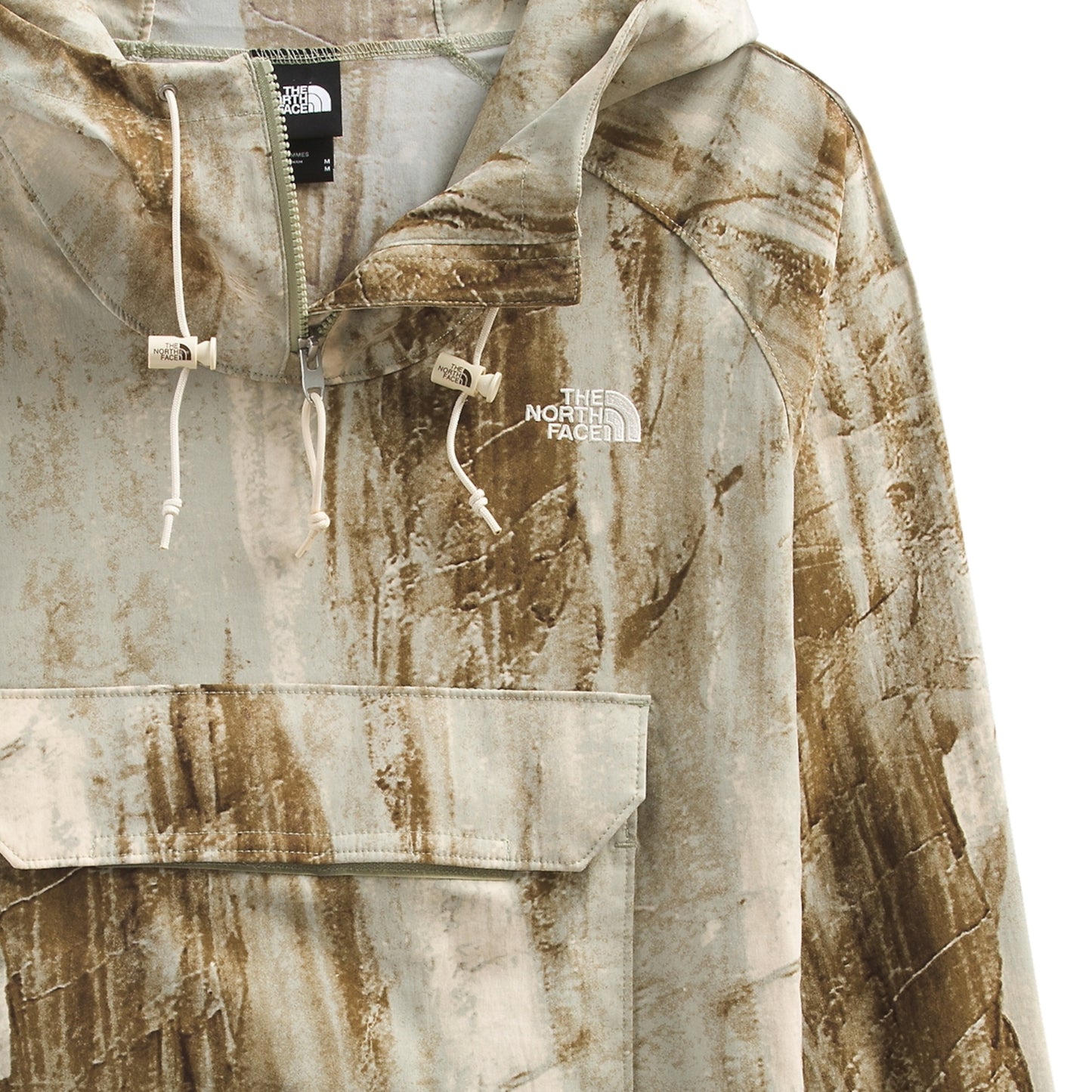 The North Face Men's Printed Tea Green Granitic Rock Camo Pullover Hoodie