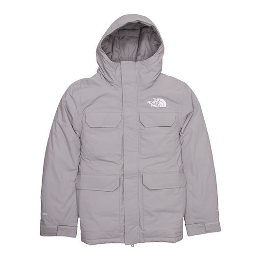 The North Face Cypress Mens Meld Grey 550 Fill Down Parka Jacket