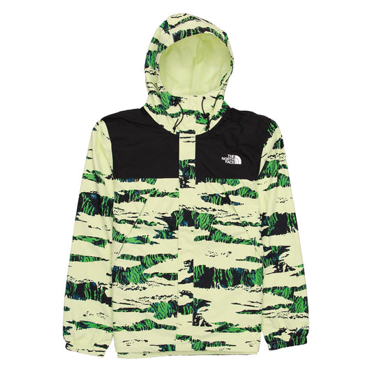 The North Face Antora Mens Lime Cream Camo DryVent Waterproof Rain Jacket