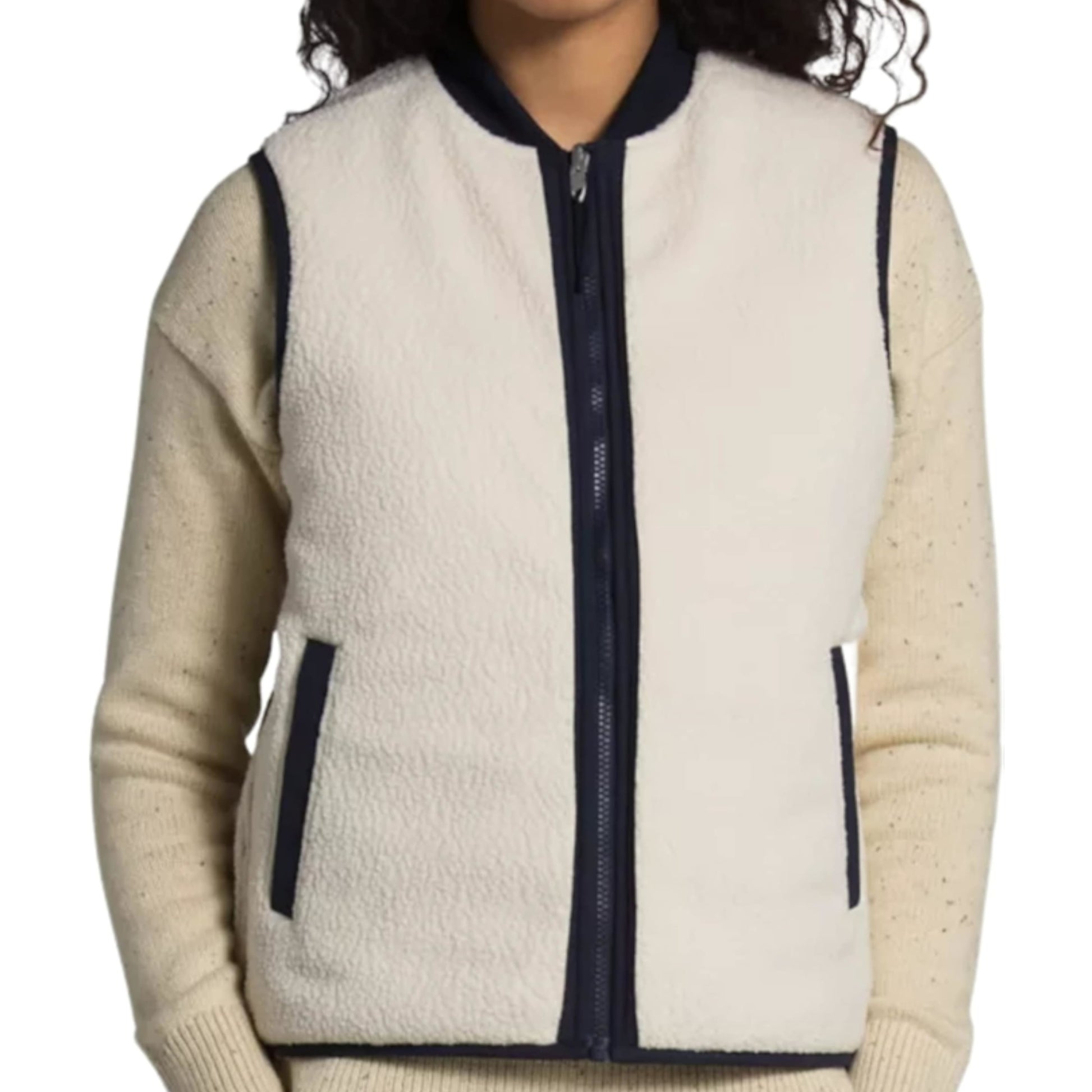 The North Face Cuchillo Reversible Women's Aviator Navy Fleece Vest