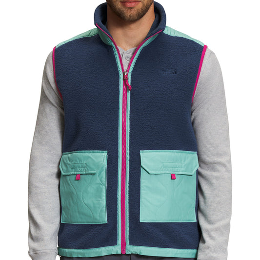 The North Face Royal Arch Men's Summit Navy Full Zip Fleece Vest