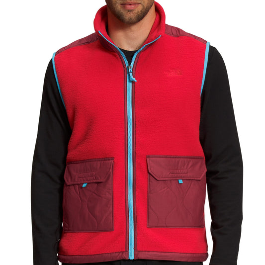 The North Face Royal Arch Men's Red Full Zip Fleece Vest