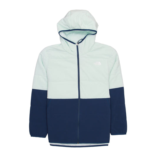 The North Face Mountain Women's Sky Light Blue Color Block Full Zip Hoodie