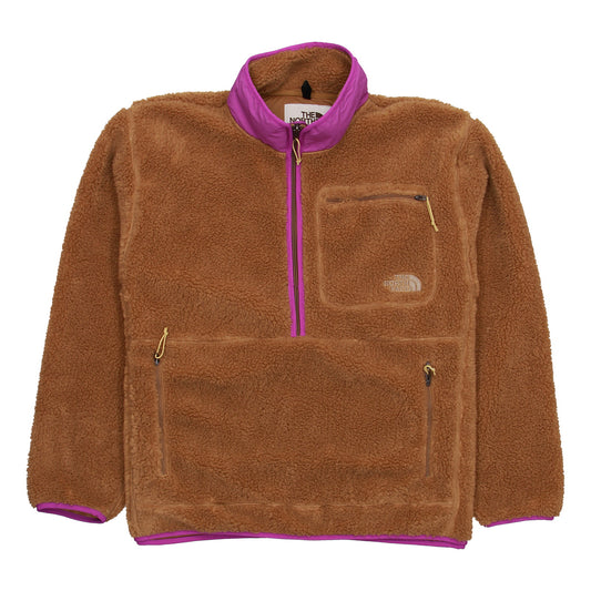 The North Face Extreme Pile Men's Utility Brown Pullover Jacket