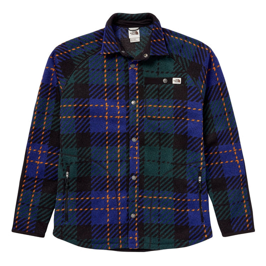 The North Face Gordon Lyons Shacket Men's Green Plaid Shirt Jacket