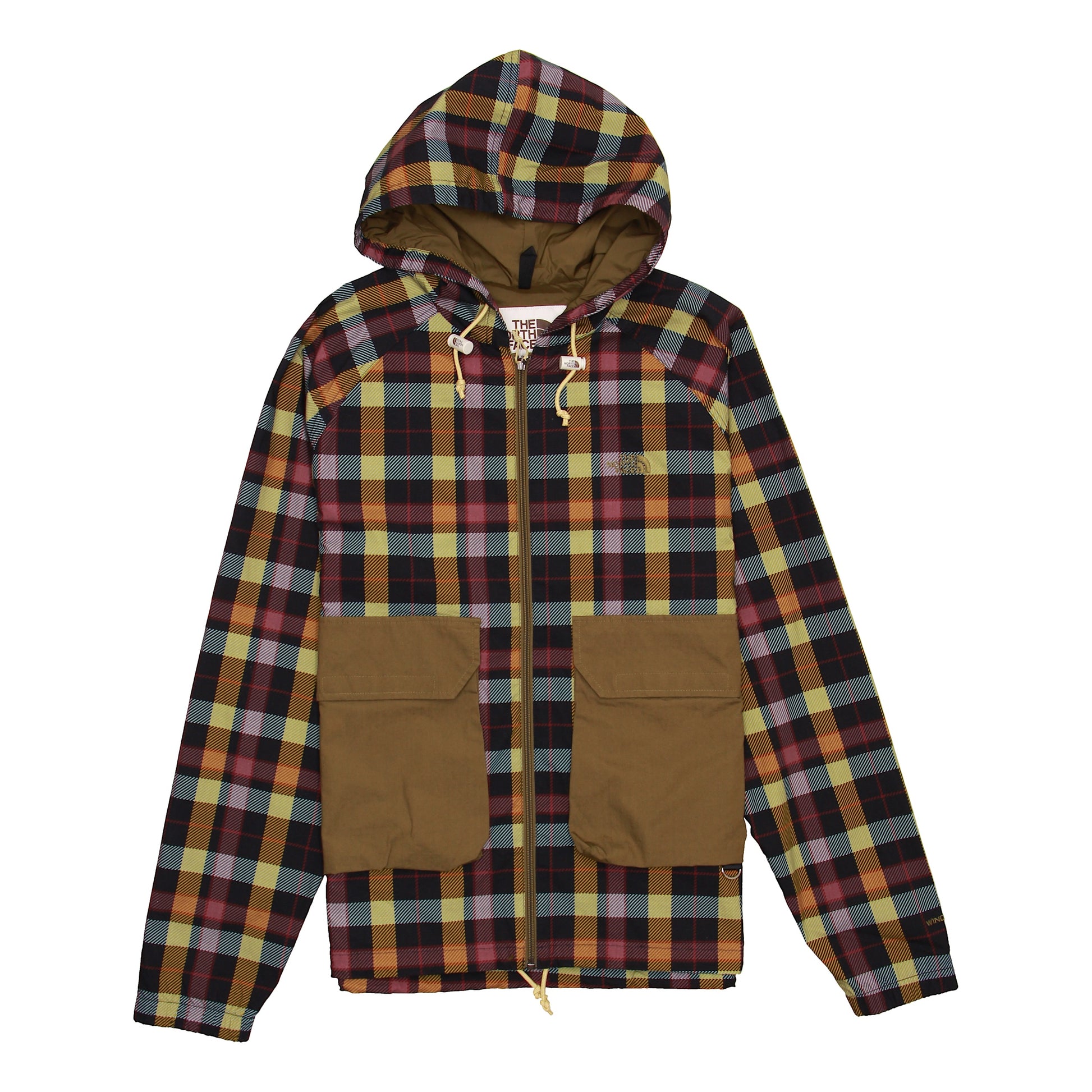 The North Face Ripstop Wind Hoodie Men's Brown Combo Jacket