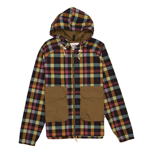 The North Face Ripstop Wind Hoodie Men's Brown Combo Jacket
