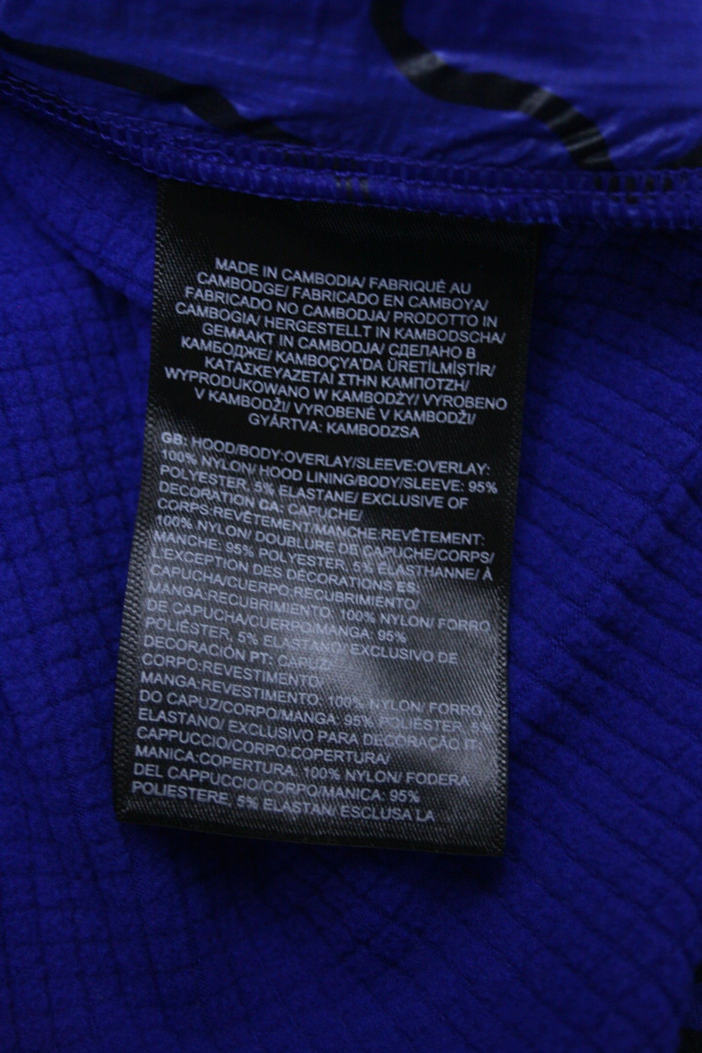 The North Face Winter Warm Men's Lapis Blue Yosemite Topo Print 1/4 Zip Hoodie