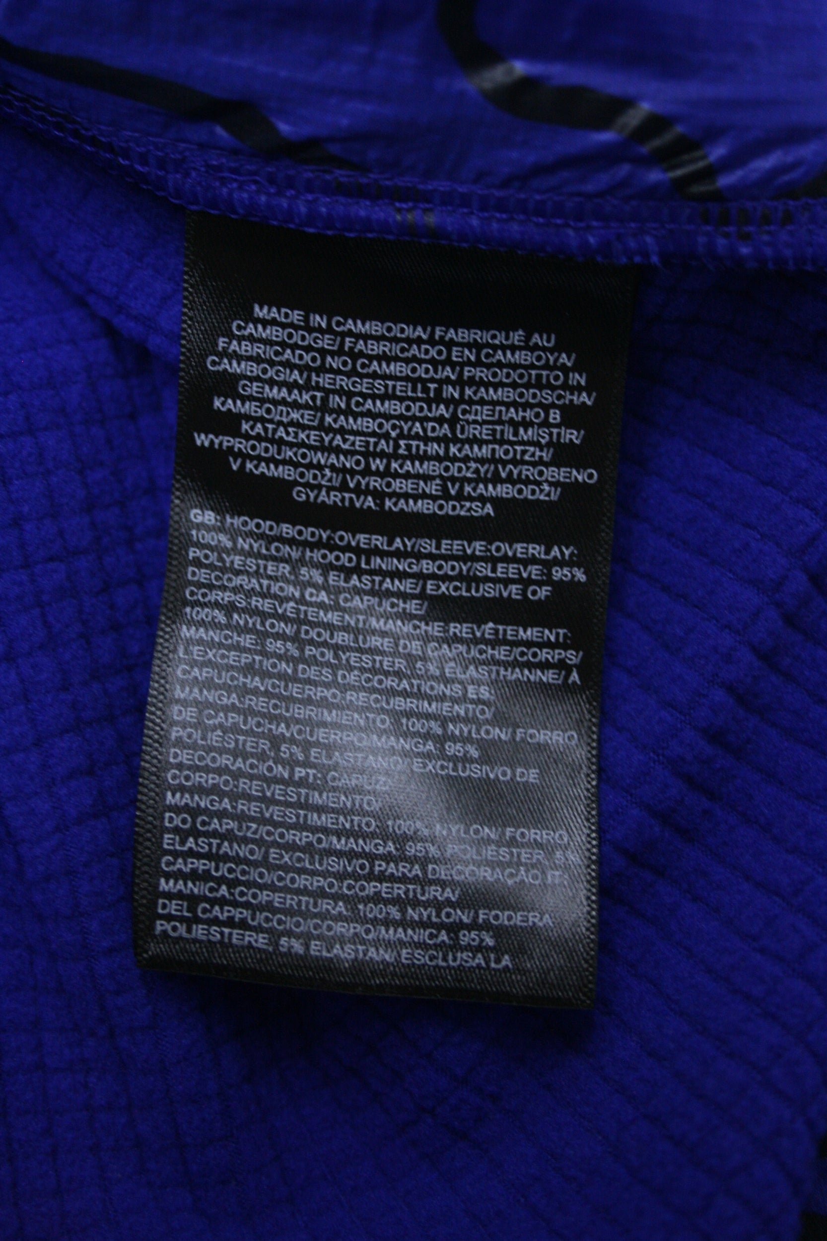 The North Face Winter Warm Men's Lapis Blue Yosemite Topo Print 1/4 Zip Hoodie