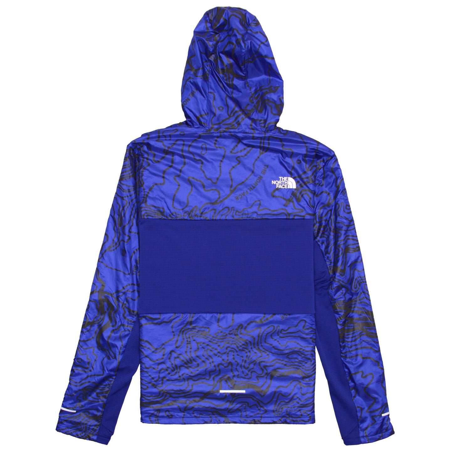 The North Face Winter Warm Men's Lapis Blue Yosemite Topo Print 1/4 Zip Hoodie
