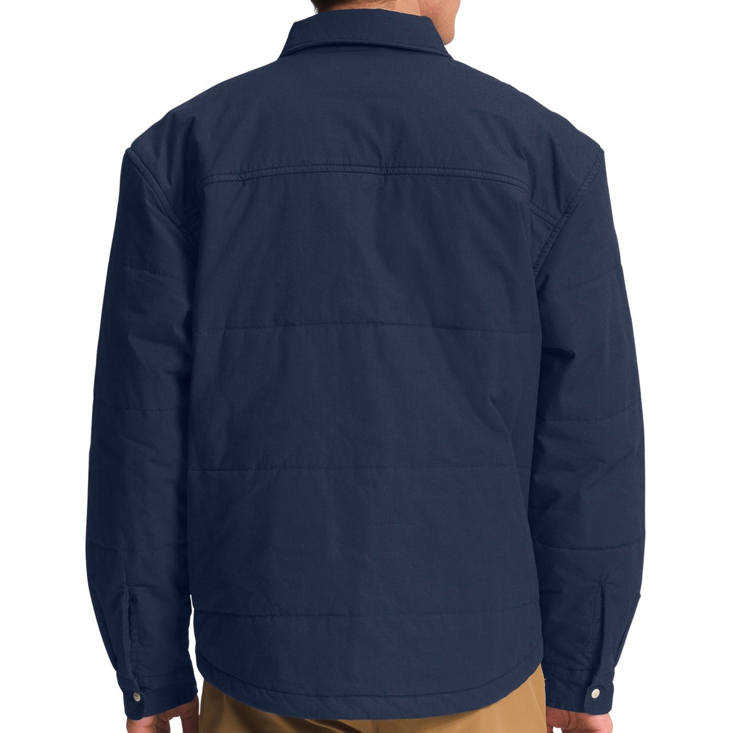 The North Face Men's Summit Navy Heatseeker Insulated M66 Stuffed Shirt Jacket