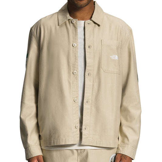The North Face Valley Shacket Men's Gravel Cotton Shirt Jacket