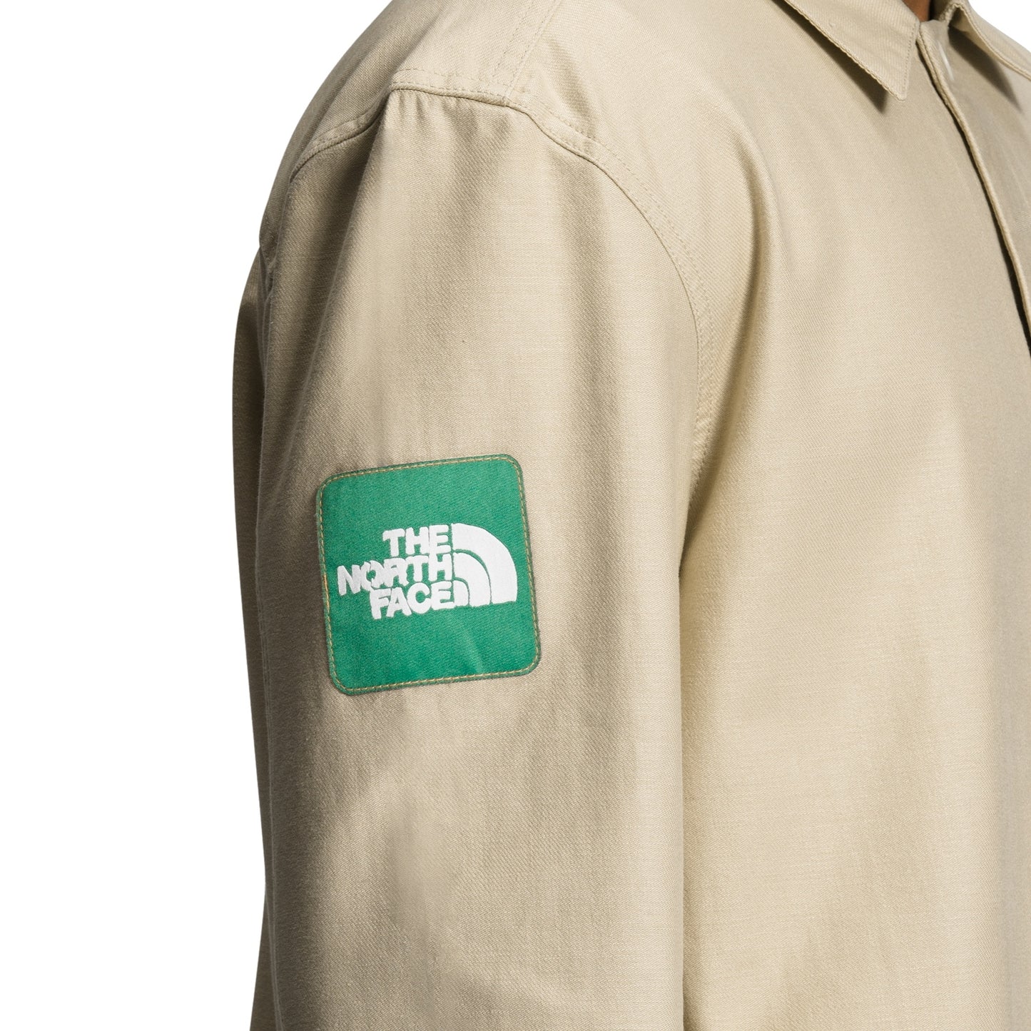 The North Face Valley Shacket Men's Gravel Cotton Shirt Jacket