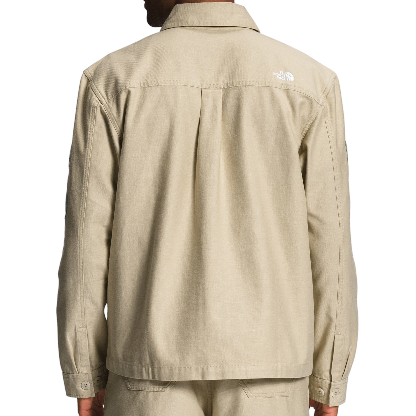 The North Face Valley Shacket Men's Gravel Cotton Shirt Jacket