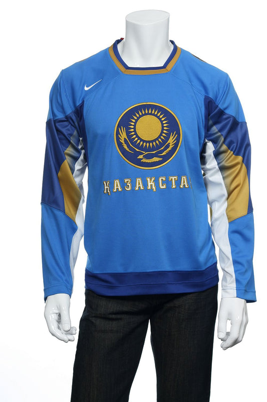 Nike Men's Blue Applique Kiazakhstan Jersey