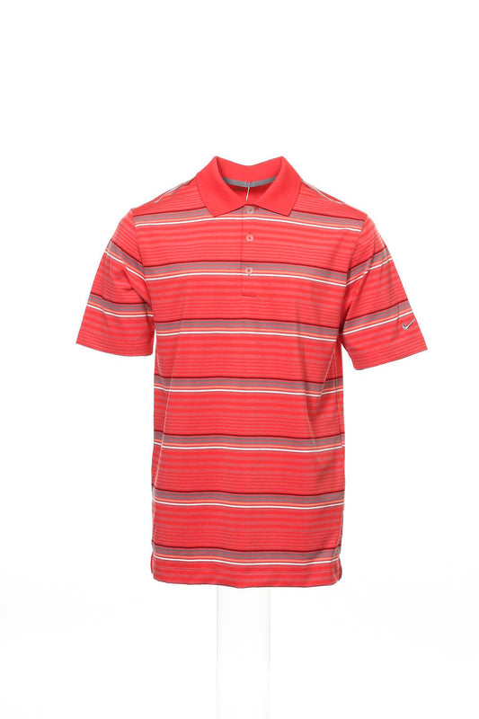 Nike Golf 'Tour Performance' Men's Red Striped Polo Shirt