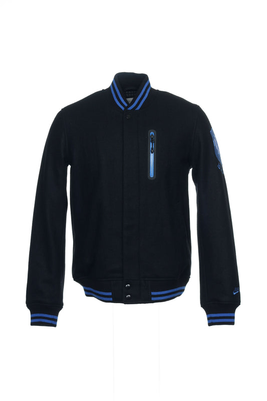 Nike Men's Brazil National Team CBF Black Varsity Letterman Jacket