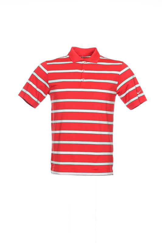 Nike Golf 'Tour Performance' Men's Red Horizontal Striped Polo Shirt