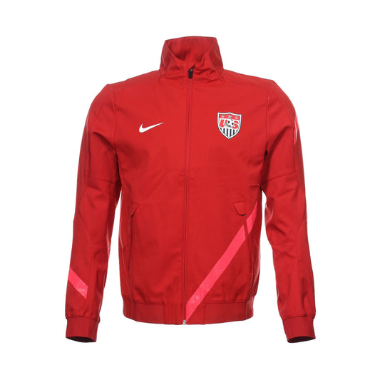 Nike Men's Red USA US Team Soccer Side Line Track Jacket