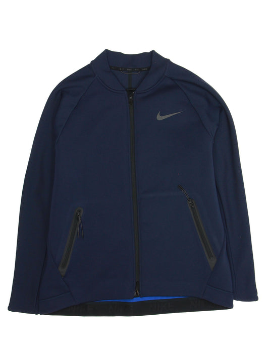 Nike 'Max Therma' Men's Obsidian Dri-Fit Bomber Jacket