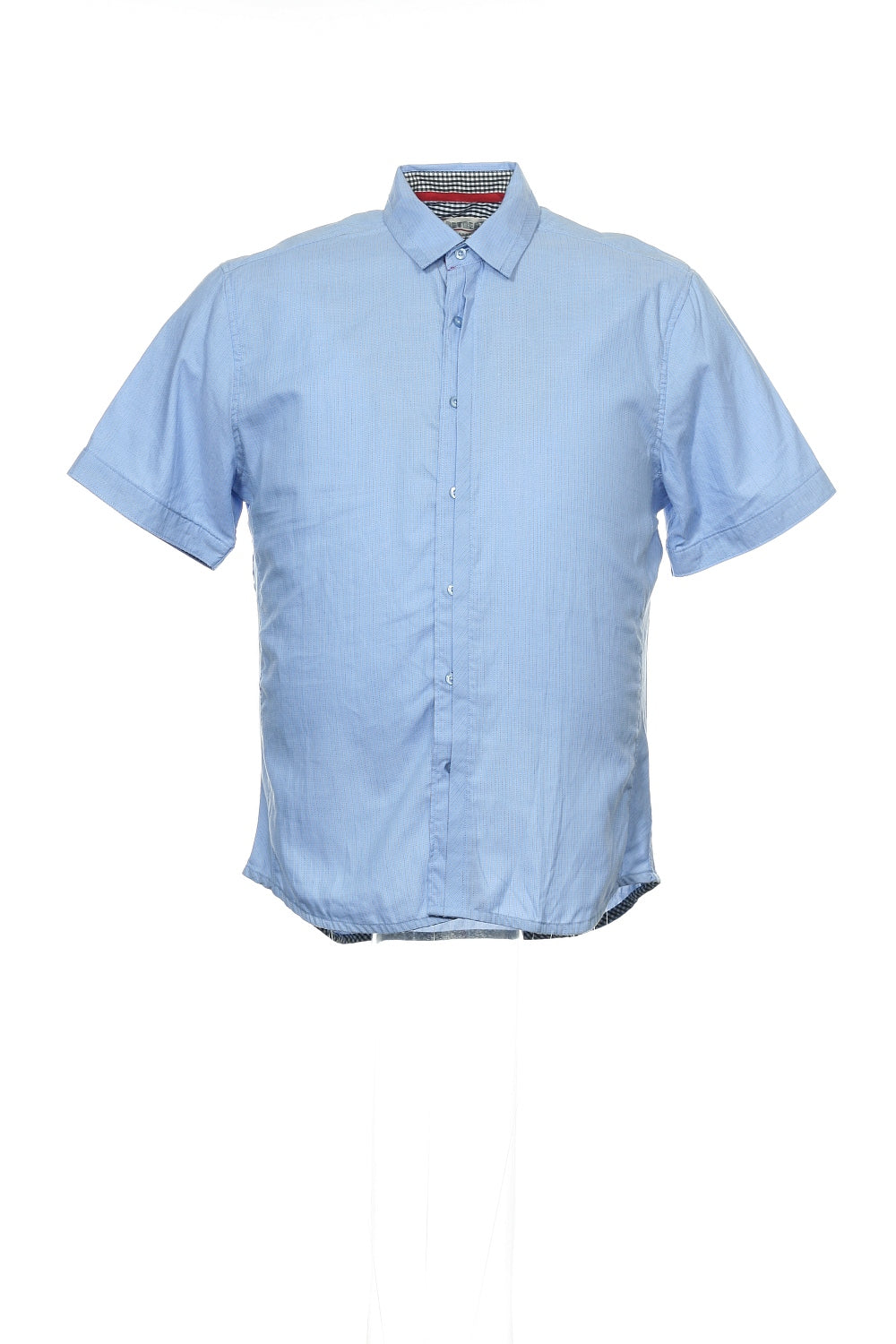 No Retreat 'Shane' Men's Blue Micro Vertical Striped Button Down Shirt
