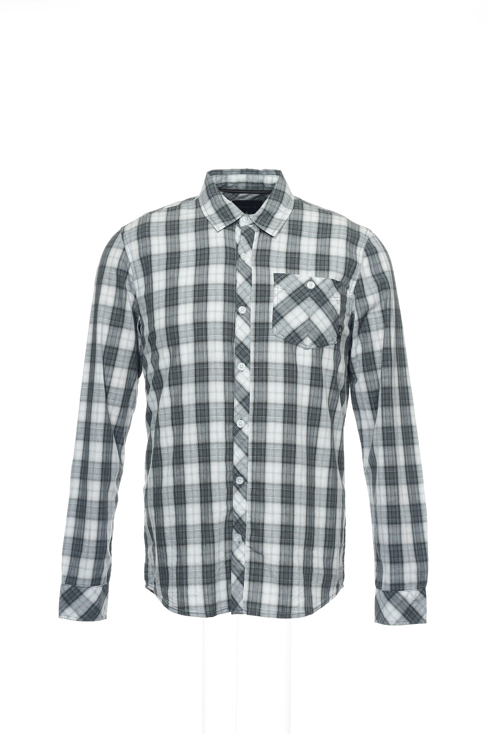 O'neill 'Ellison' Men's Gray Plaid Button Down Shirt