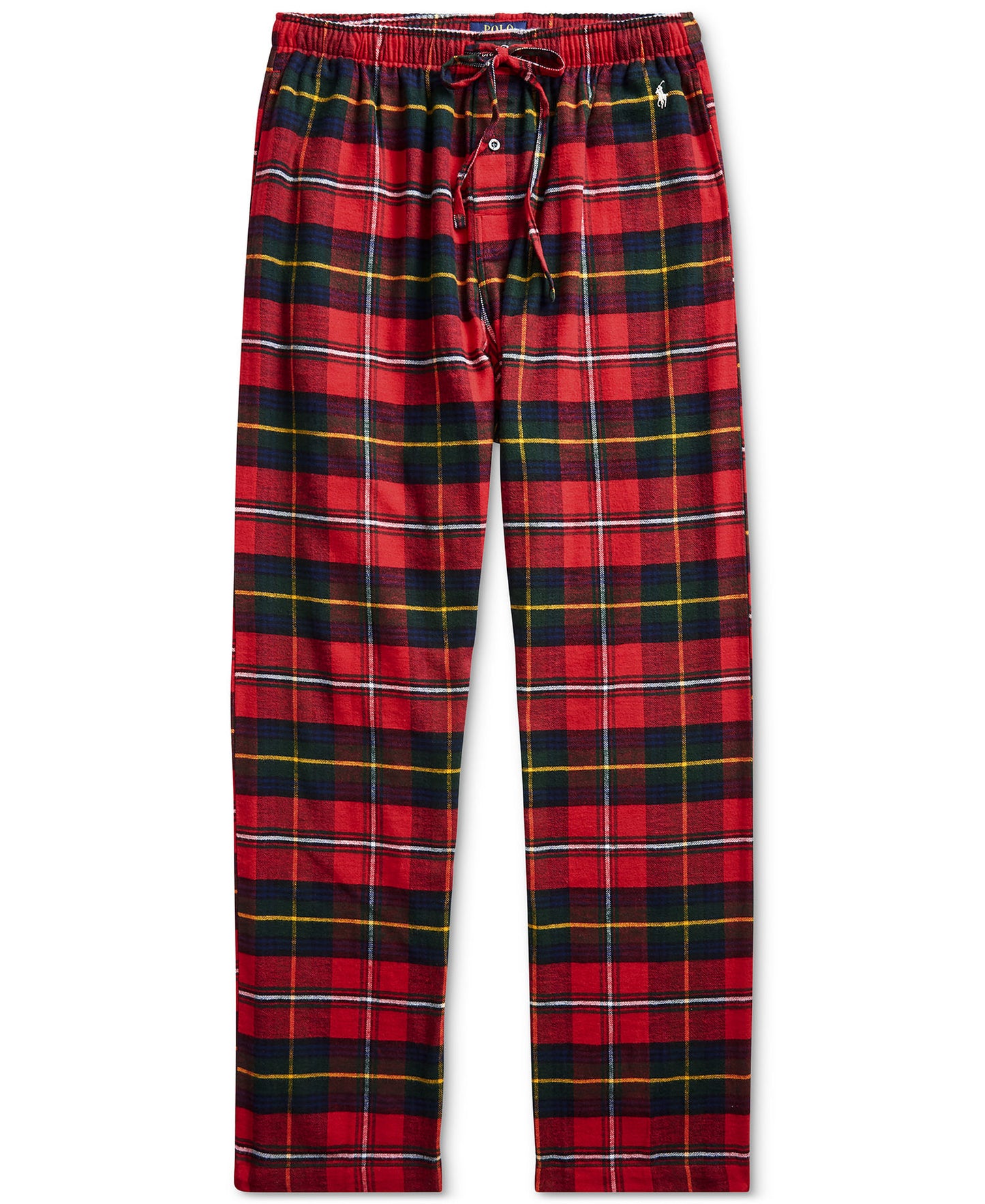 Polo Ralph Lauren Mens Bromley Plaid Cotton Flannel Pajama Pants