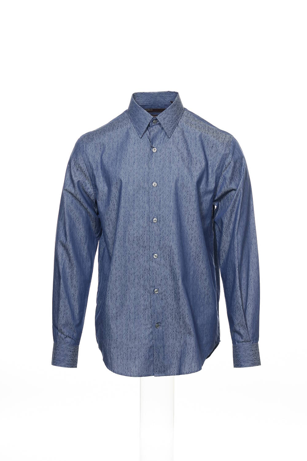 Perry Ellis Men's Blue Floral Button Down Shirt