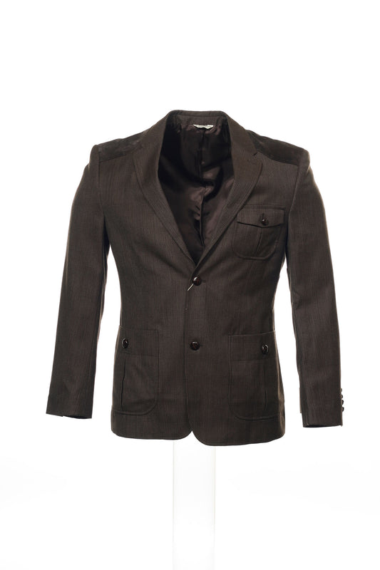 Perry Ellis Men's Brown 2 Button Sport Coat