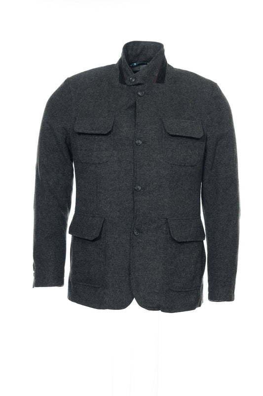 Perry Ellis Men's Gray Heather Blazer