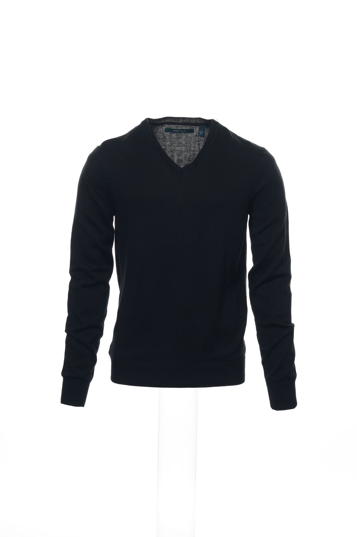 Perry Ellis Men's Black V-Neck Sweater