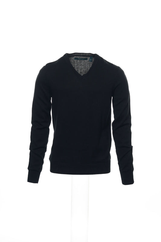 Perry Ellis Men's Black V-Neck Sweater