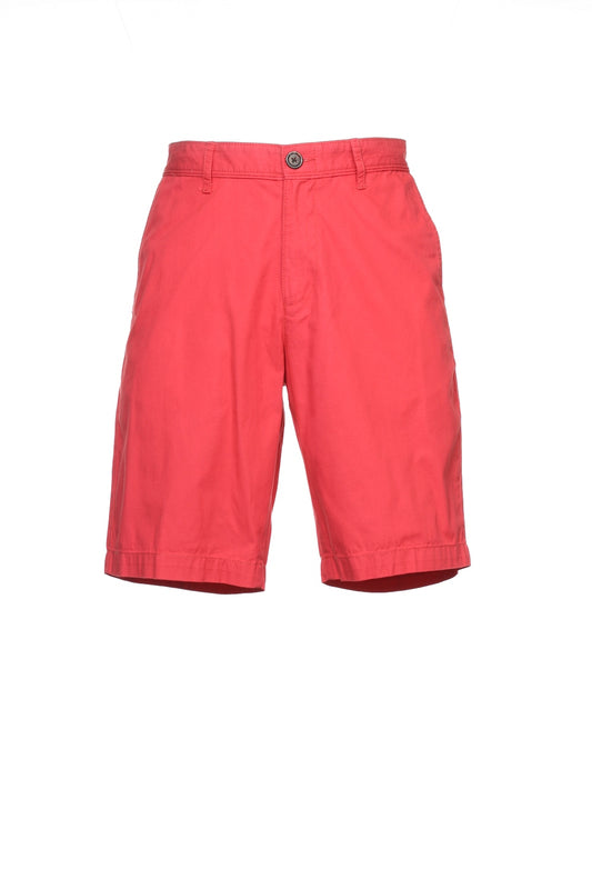 Original Penguin Men's Red Flat Front Walking Shorts