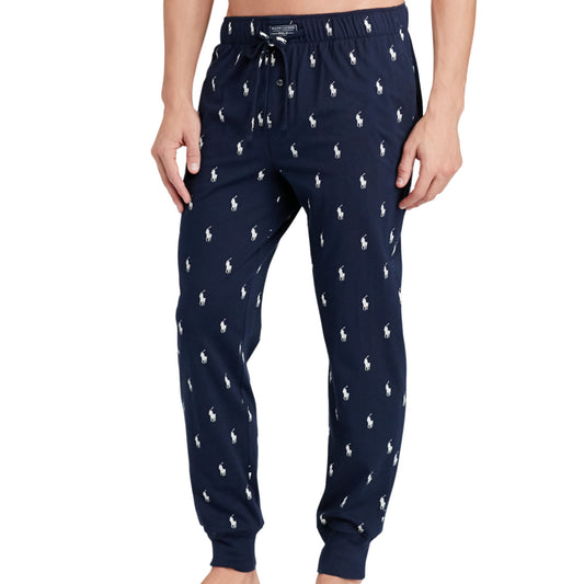 Polo Ralph Lauren Mens Navy Pony Print Pajama Pants