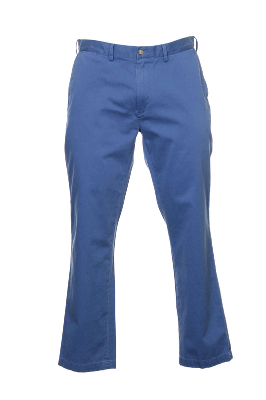 Polo Ralph Lauren Men's Blue Flat Front Pants