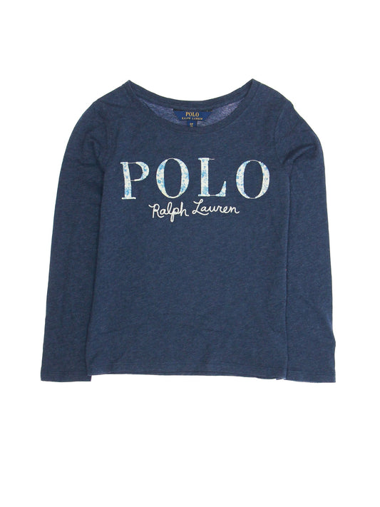 Polo by Ralph Lauren Girls Blue Pullover Shirt