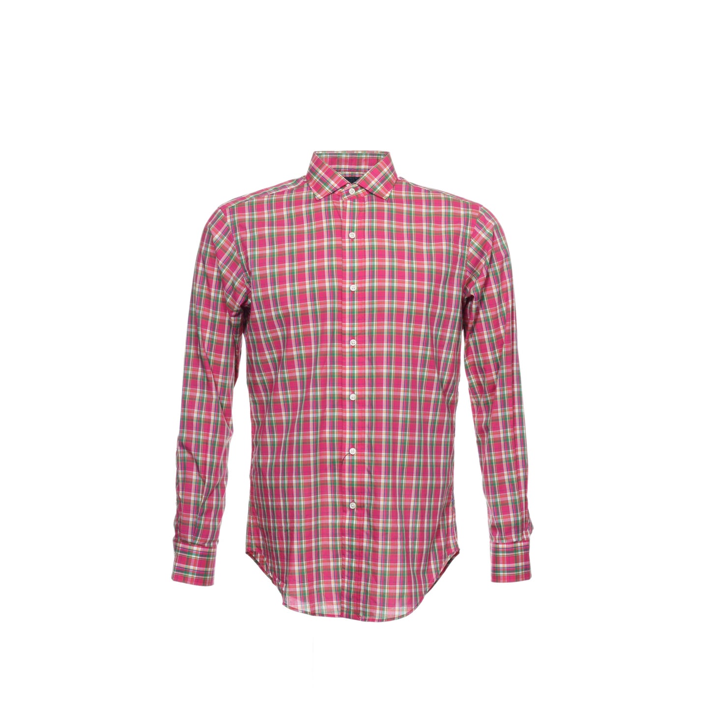Polo by Ralph Lauren Men's Pink Plaid Button Down Shirt