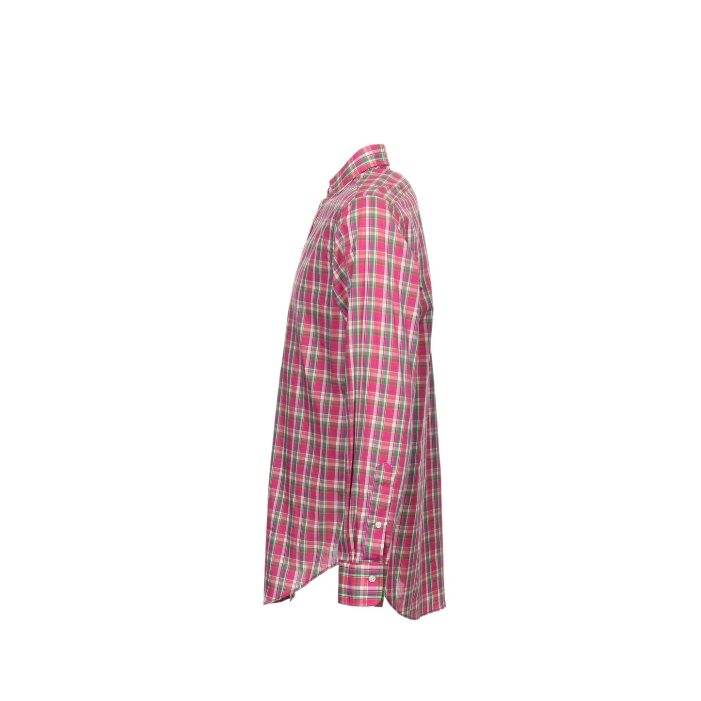 Polo by Ralph Lauren Men's Pink Plaid Button Down Shirt
