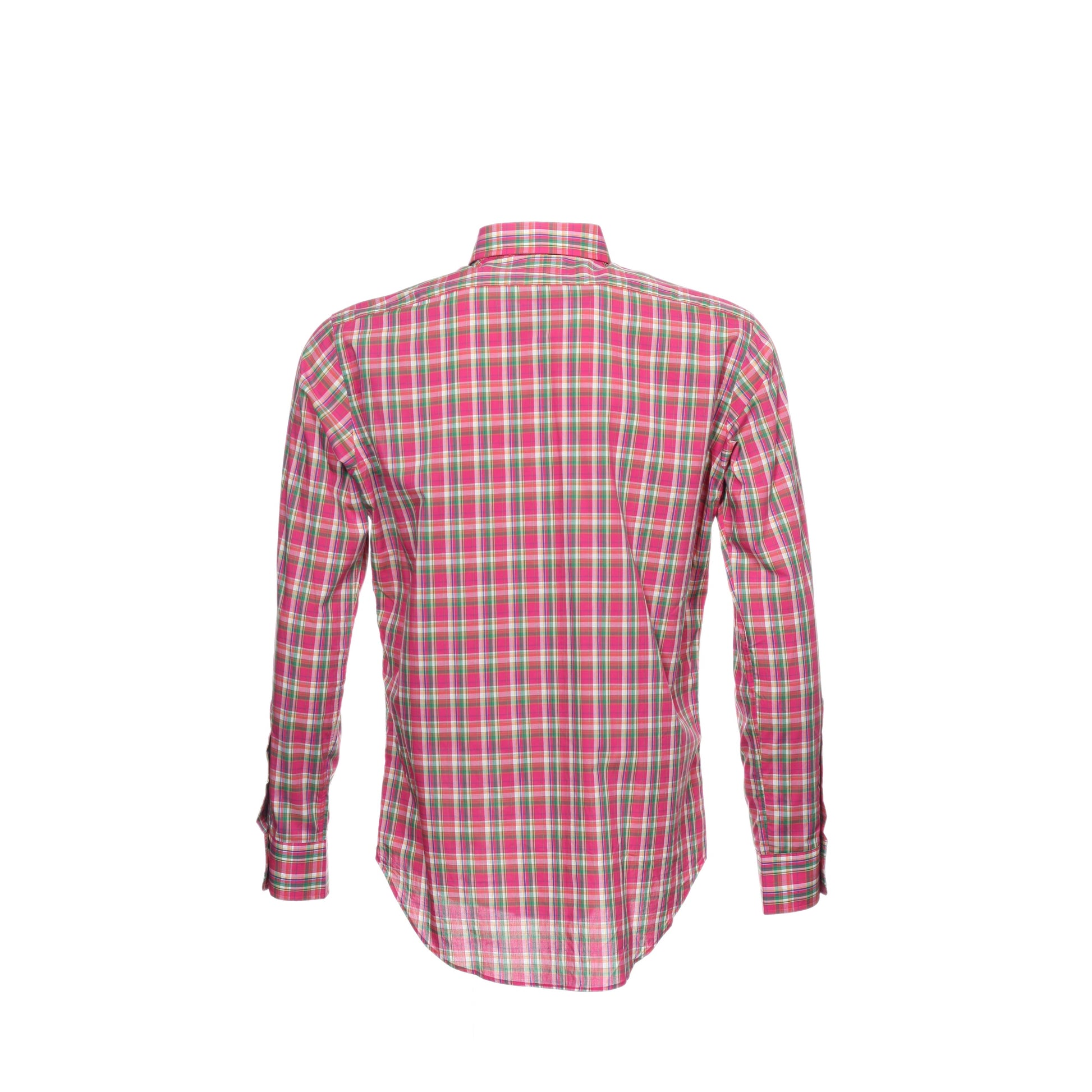 Polo by Ralph Lauren Men's Pink Plaid Button Down Shirt