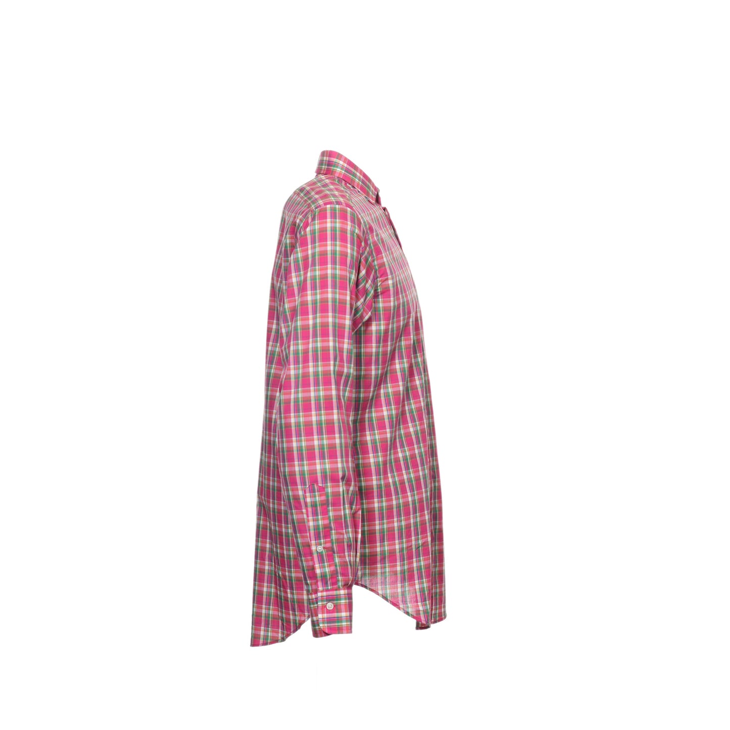 Polo by Ralph Lauren Men's Pink Plaid Button Down Shirt
