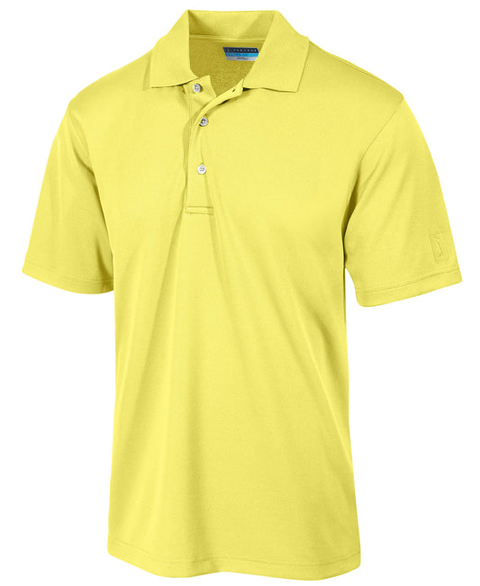 PGA Tour Mens Yellow Heather Polo Shirt