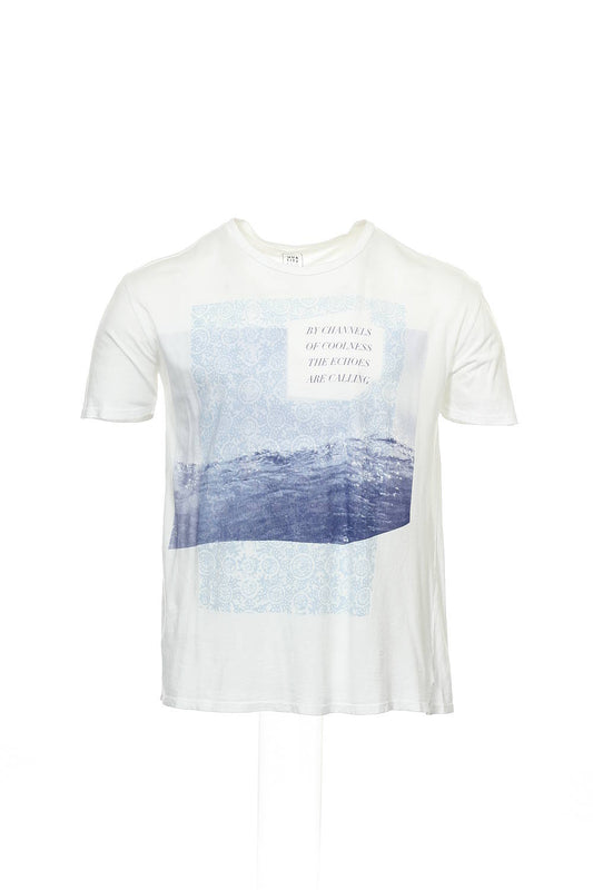 Quality Peoples Men's White Graphic T-Shirt