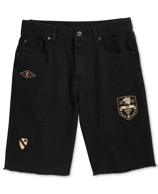 Ring of Fire Boys Black Shorts